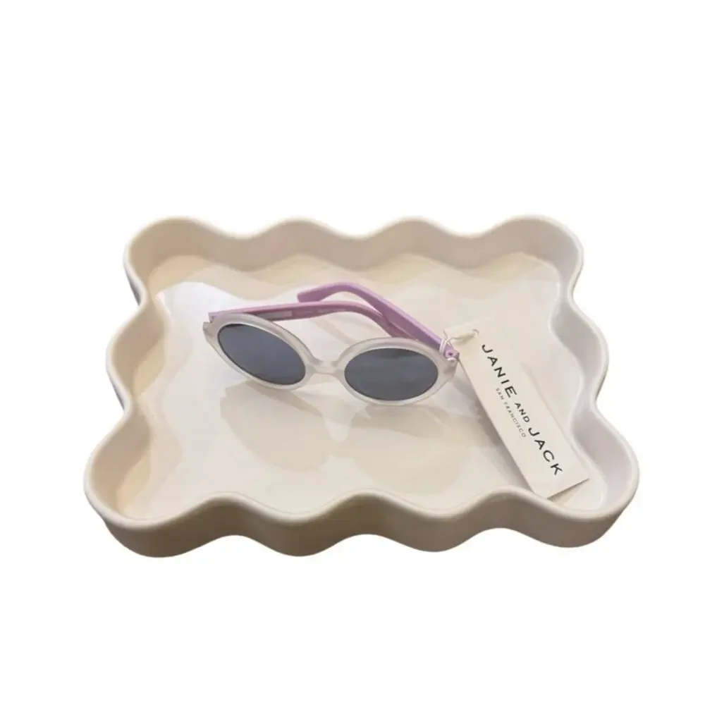 Janie and Jack Frosted Purple Round Sunglasses 0-2Y